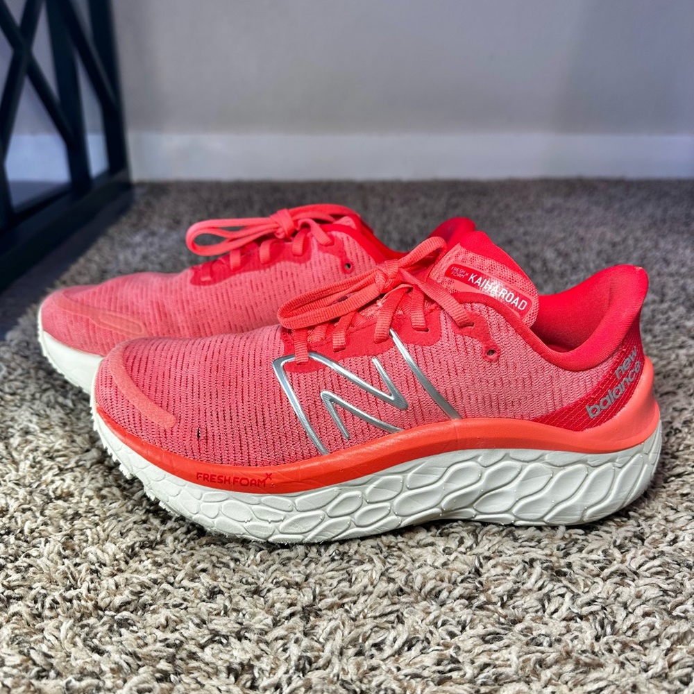 New Balance Red Athletic Shoes